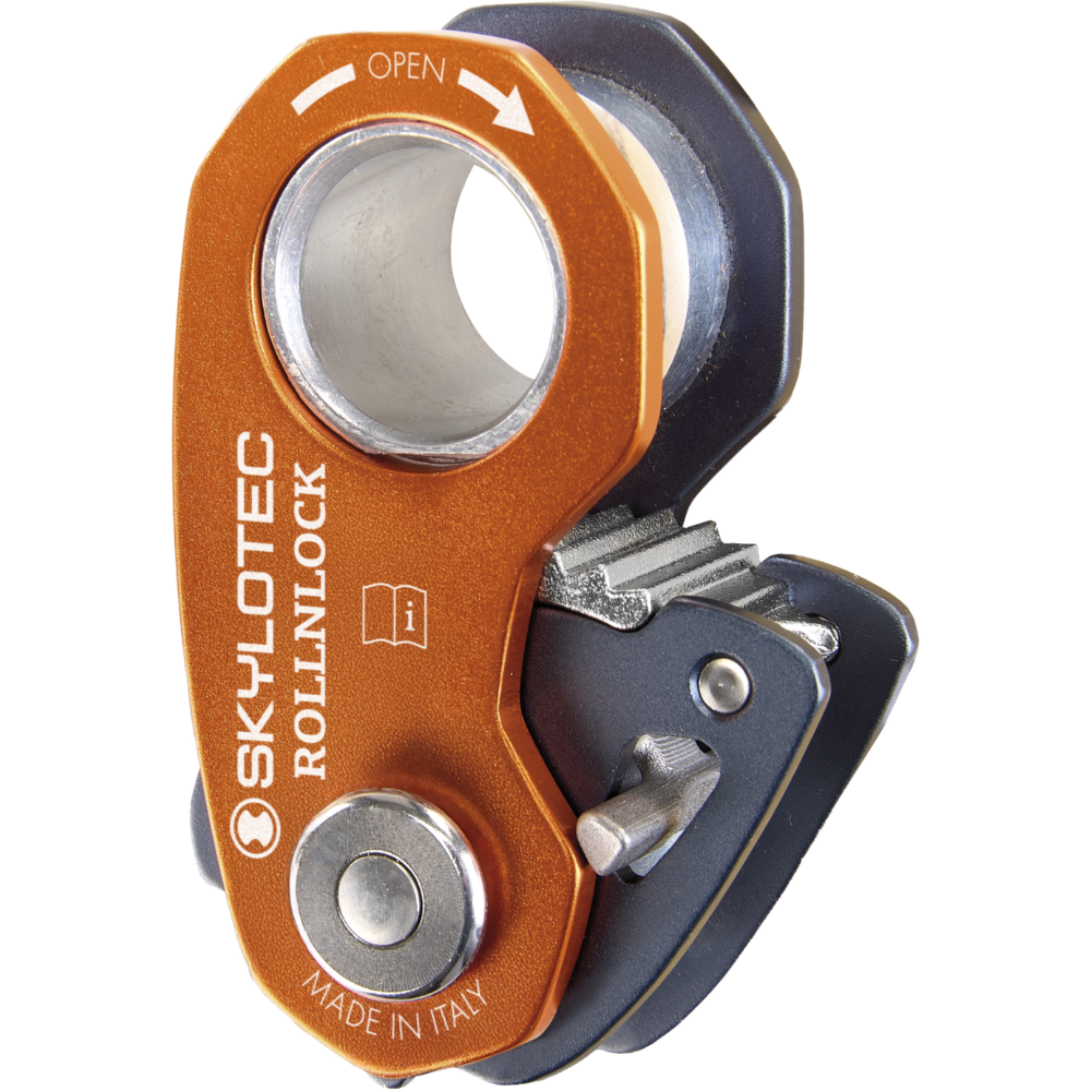 SKYLOTEC ROLLNLOCK Pulley Device Rope Clamp 3 in 1 Device Orange