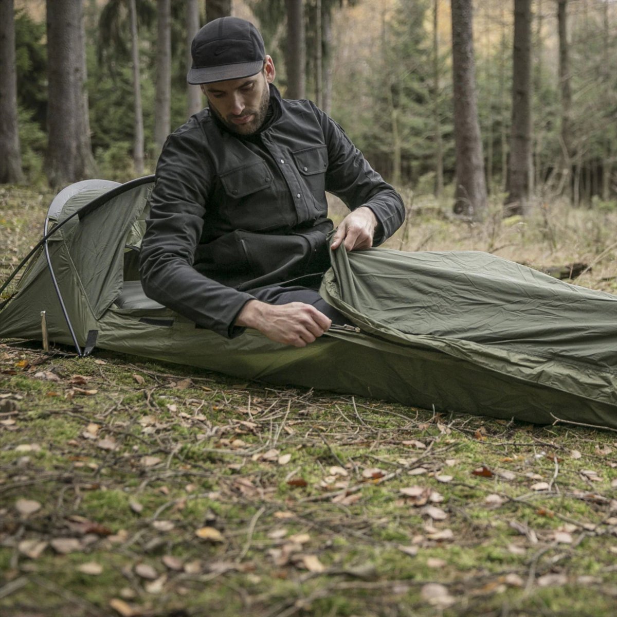 Snugpak Stratosphere Bivy Bag Waterproof Shelter Single Skin Design Olive