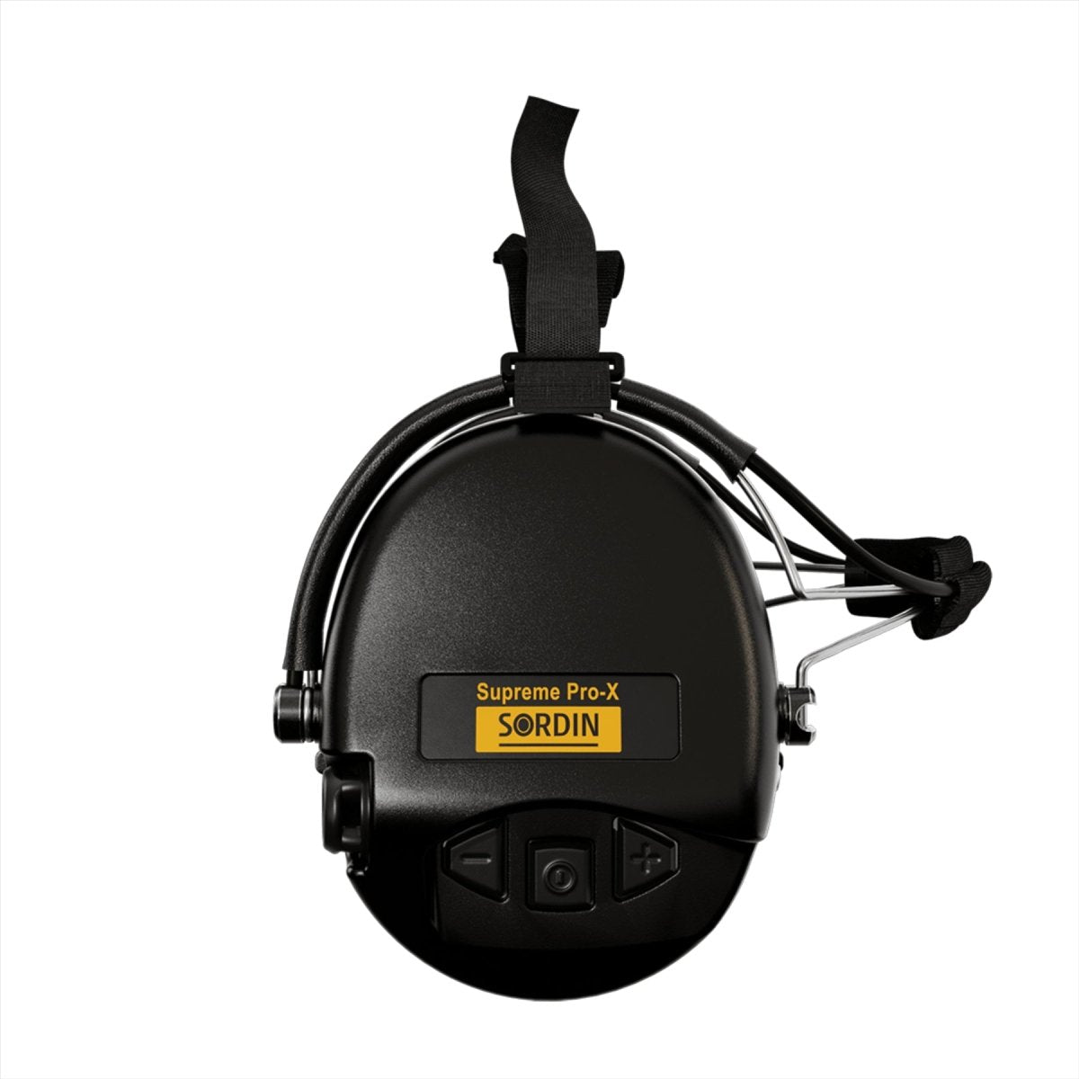 Sordin Supreme Pro-X Hear2 Active Neckband Gel Electronic Earmuffs Black