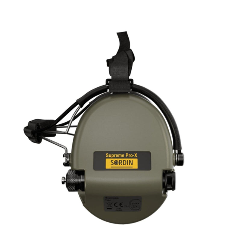 Sordin Supreme Pro-X Neckband Electronic Hearing Protection On Ear Ambient Sound