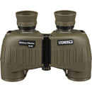 Steiner Military Marine 8x25 olive rugged binoculars with auto focus designed for outdoor and marine use.