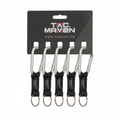 TAC MAVEN 7mm Aluminum Carabiners 5 Pack Outdoor Camping Key Clips