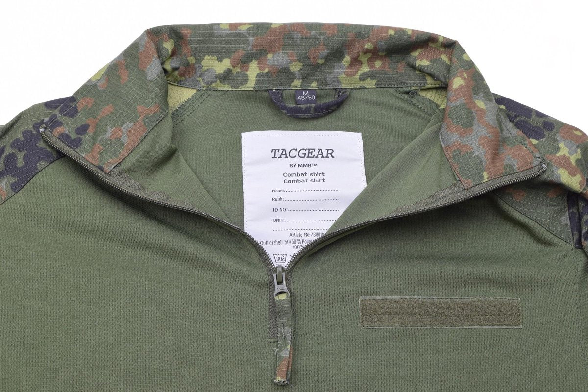 TACGEAR Brand German Army style shirts combat troops underwear flecktarn camo