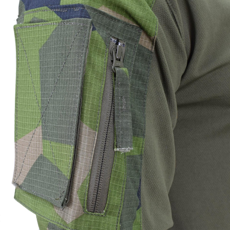 TACGEAR Brand Swedish Military style combat shirts field splinter camo underwear - GoMilitar
