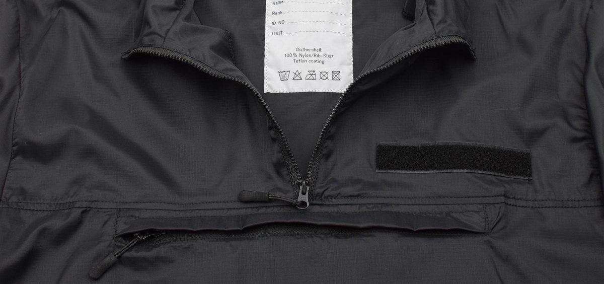 TACGEAR Brand wind shirt black lightweight camping hiking outdoor ripstop smock
