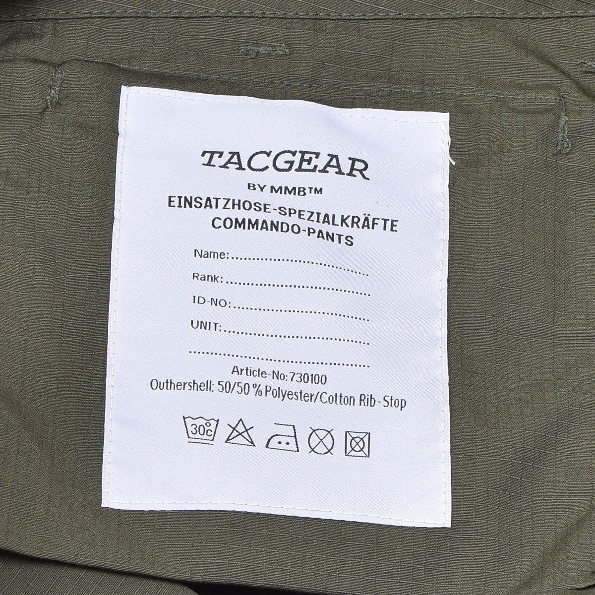 TACGEAR Military field cargo pants ripstop tactical reinforced trousers olive