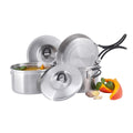 Tatonka Camping Cooking Set stainless steel durable outdoor fire compact pot pan