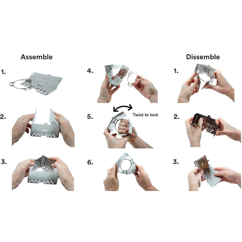 Trangia mini compact ultralight portable stove set burnet kit hiking outdoor - GoMilitar