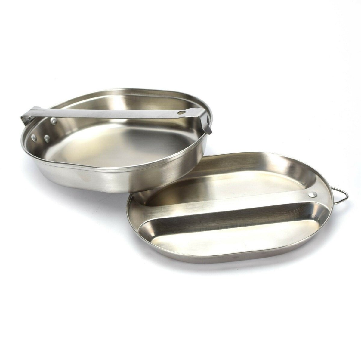 US Army mess kit stainless steel military mess tins US style eating utensils NEW