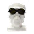 WWII Genuine Swiss army mountain round helmet goggles Protection glass w box