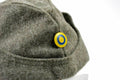WWII Swedish army winter wool side cap military field cap garrison hat