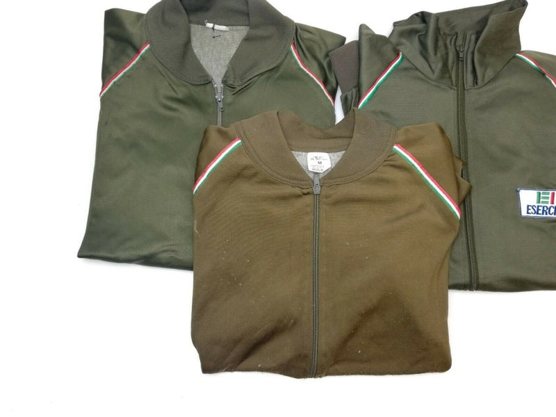 Italian Army Training Tracksuit Top Jacket Military Sports Vintage gym cross-fit football running sweater